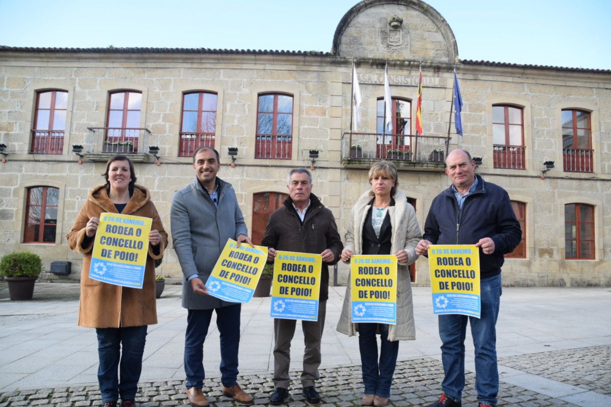 O PP de Poio presenta a súa actividade de protesta contra a subida de impostos