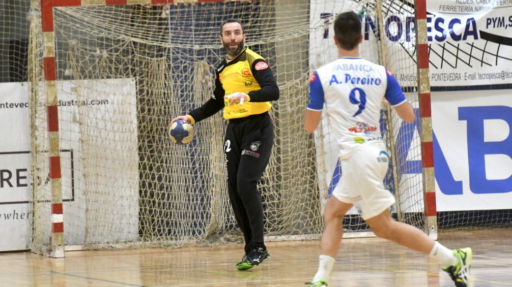 Jorge Villamarín, en el partido entre Cisne y Bordils en el CGTD (temporada 19/20)