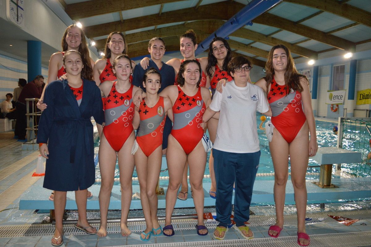 Equipo femenino de Divisón de Honor Gallega del CW Pontevedra