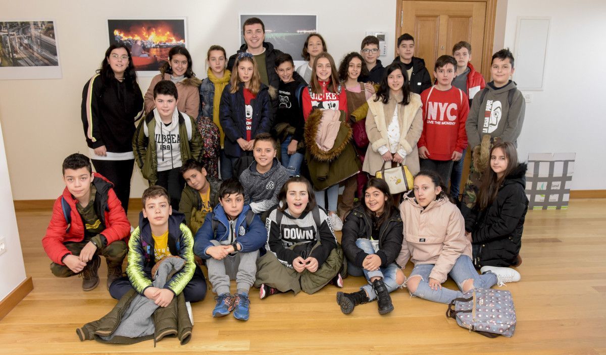 Alumnos de Sexto de Primaria do CEP Plurilingüe Riomaior de Vilaboa