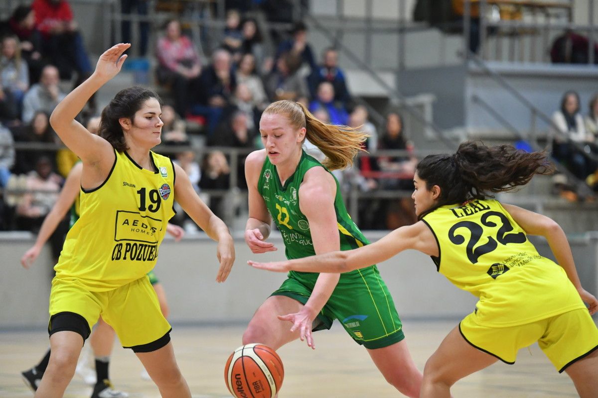 Heather Forster, no partido entre Arxil e Pozuelo no CGTD