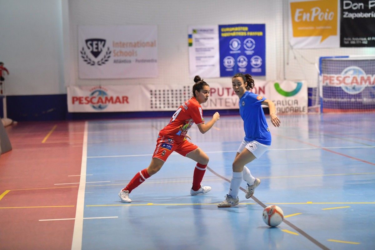 Partido entre Poio Pescamar y Penya Esplugues en la Seca