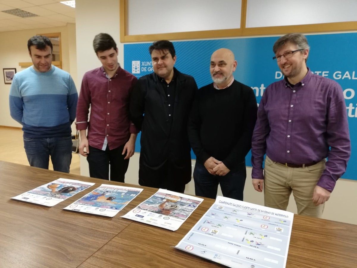Presentación de los campeonatos gallegos de waterpolo