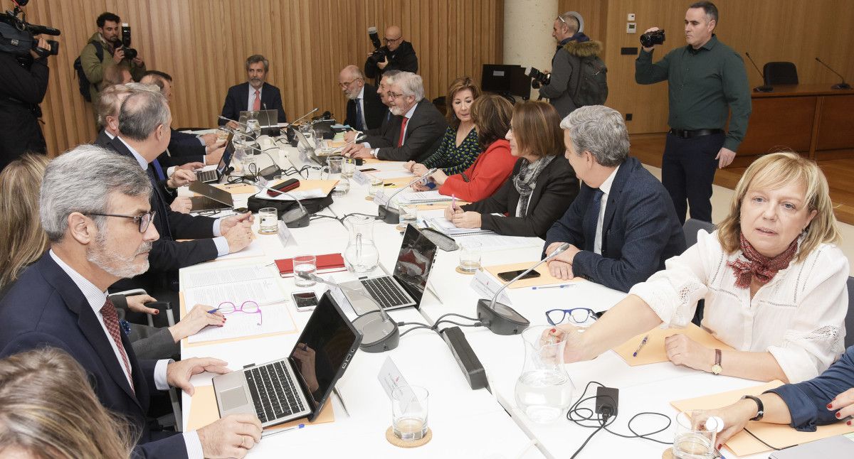 Reunión del Pleno del CGPJ en Pontevedra