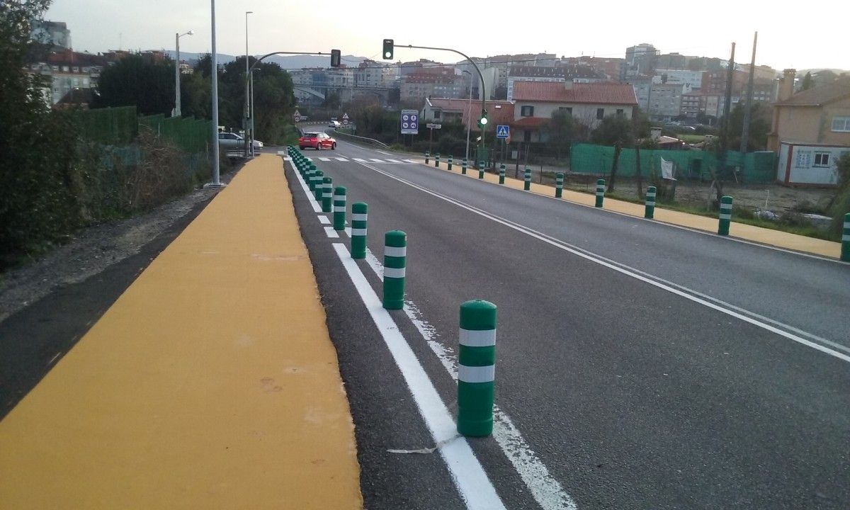 Senda peonil na PO-309 en Portosanto, Poio