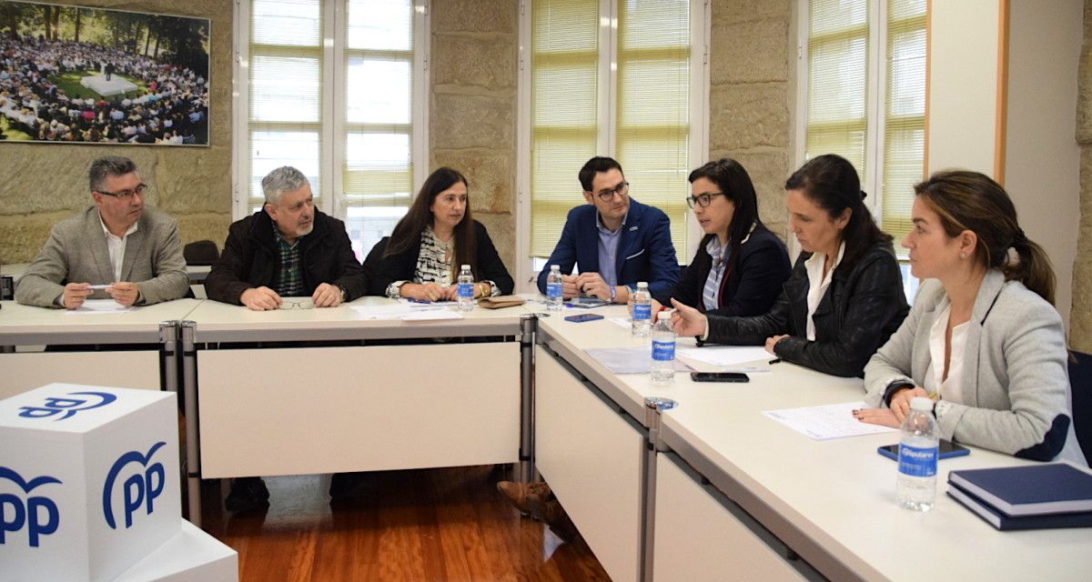 Reunión do PP Provincial con representantes dos sindicatos policiais