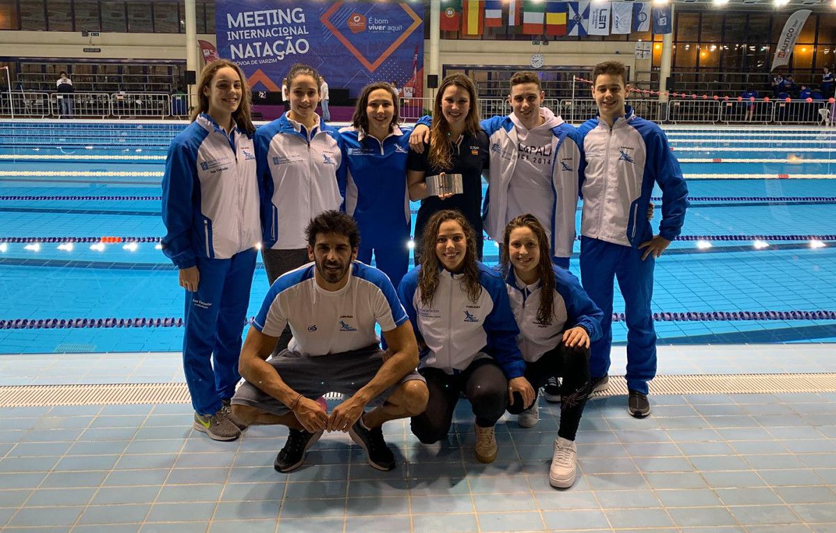 Equipo galego que participou no XI Meeting Internacional Póvoa de Varzim