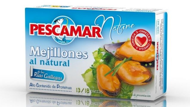 Mejillones al natural de las Rías Gallegas Pescamar