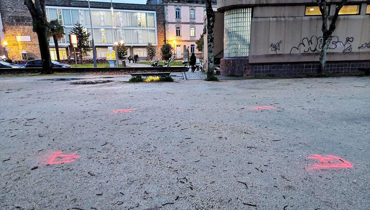 Zona da Alameda de Sesmero onde plantaranse varias árbores