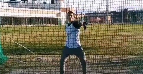 Diego Casas, atleta de la Gimnástica