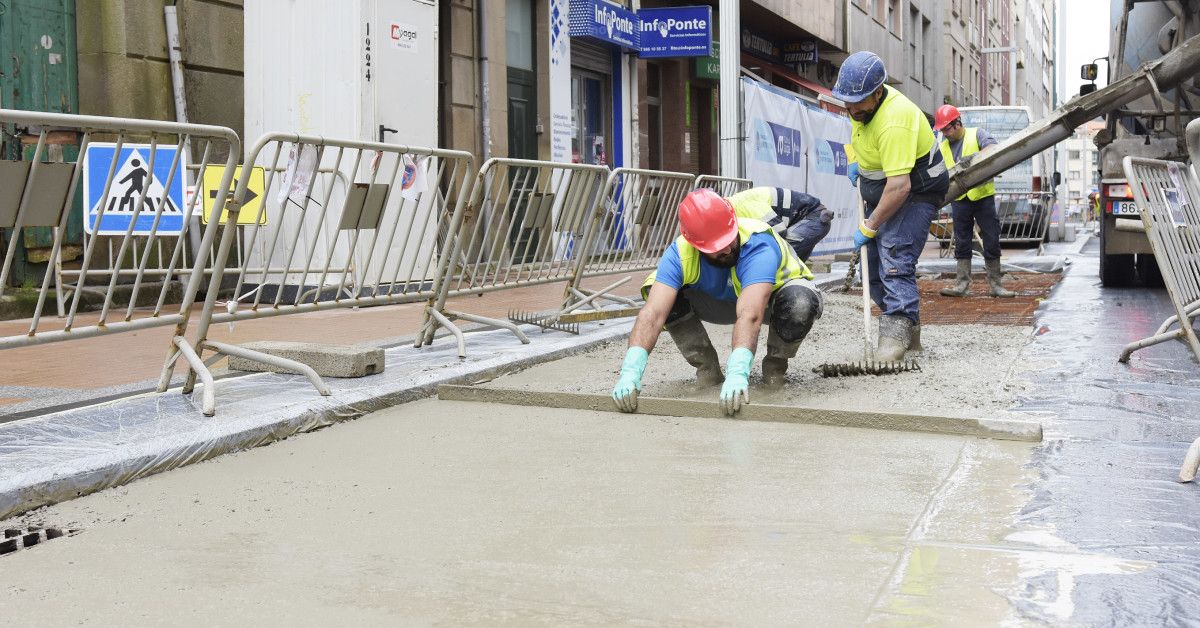 Obras de la calle Echegaray