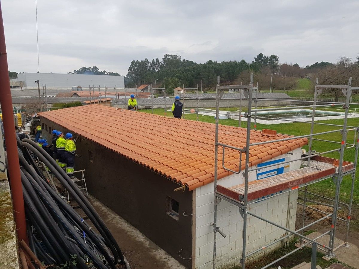 Actuación do obradoiro Ulla-Umia IV nas piscinas