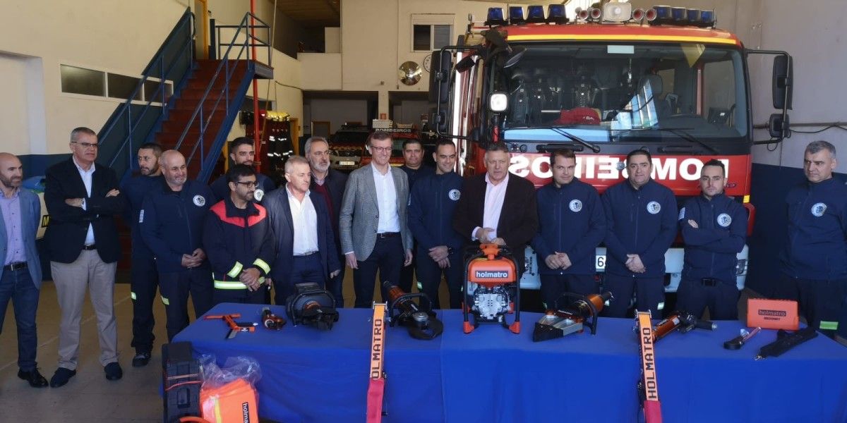 Visita de Rueda ao GES de Sanxenxo