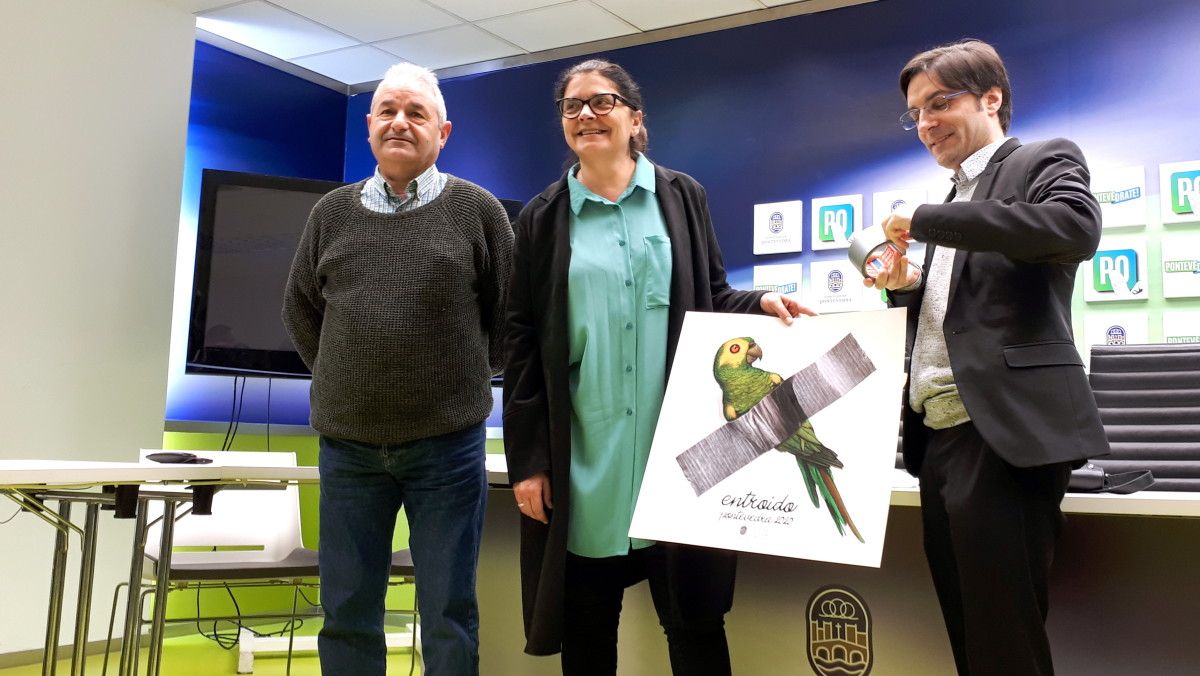 Presentación do cartel do Entroido 2020, de Kiko da Silva