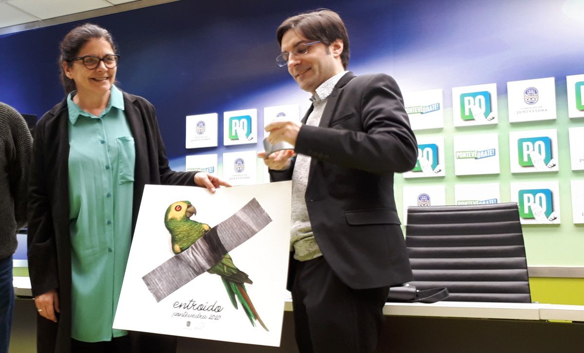 Presentación do cartel do Entroido 2020, de Kiko da Silva