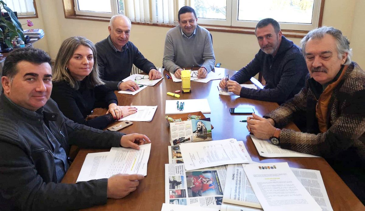 Reunión de los alcaldes de Cuntis, Caldas, Portas, Barro, Moraña y Catoira por el servicio de Atención Temprana