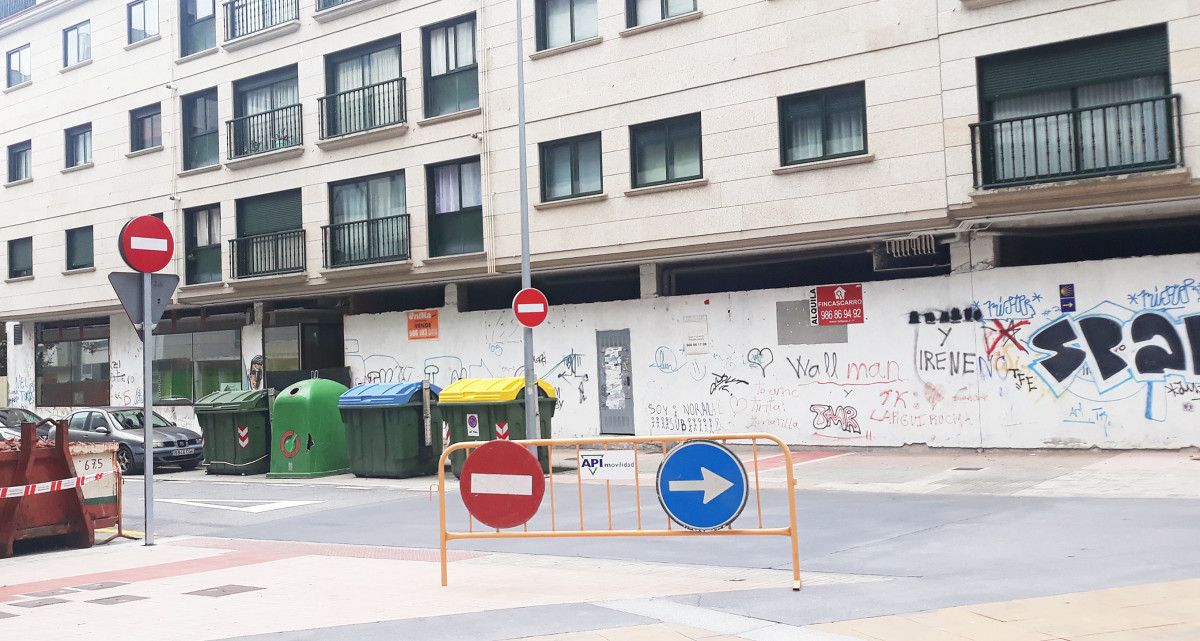Cambios na rúa Pedro Sarmiento de Gamboa