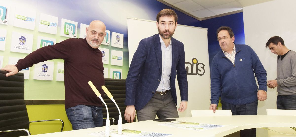 Presentación de los campeonatos gallegos de tenis de categoría alevín, infantil, cadete y júnior