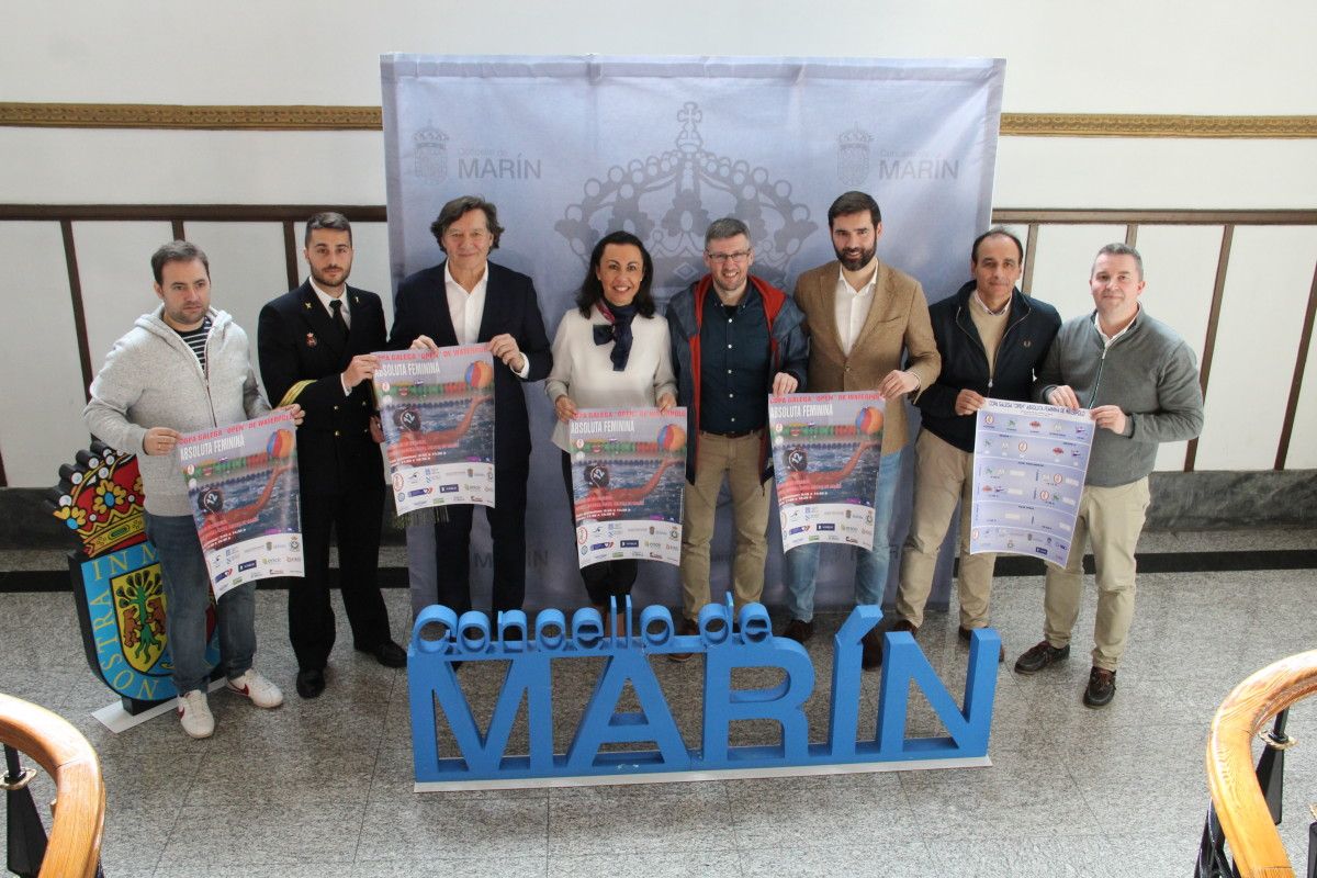 Presentación de la Copa Gallega Open Femenina de waterpolo