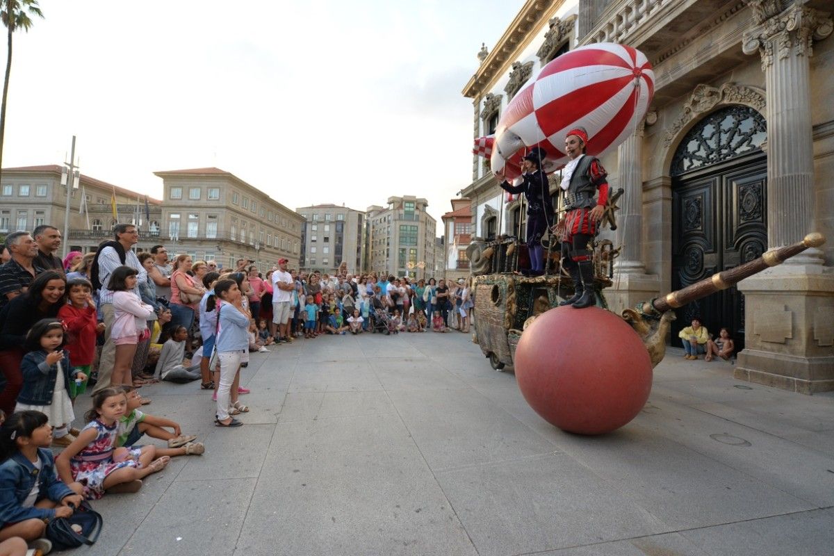 Uno de los espectáculos del festival Itineranta 2014