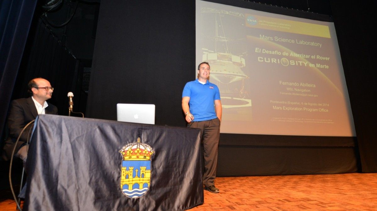 Conferencia en Pontevedra de Fernando Abilleira, ingeniero de la NASA