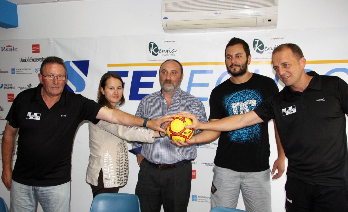 Presentación de Ricardo Amérigo como novo xogador do Teucro