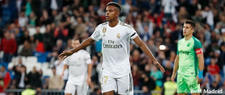 Rodrygo, jugador del Real Madrid