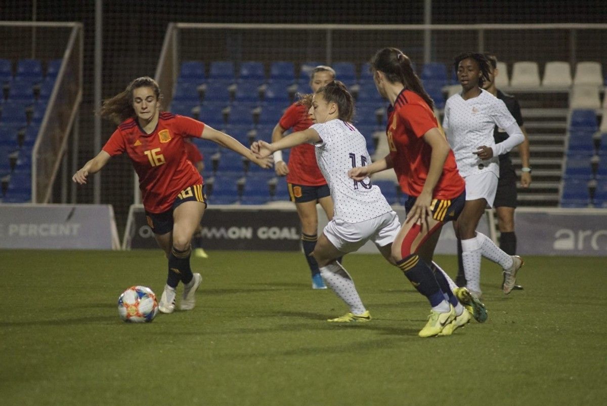 Teresa Abelleira con la Selección Española Sub-20