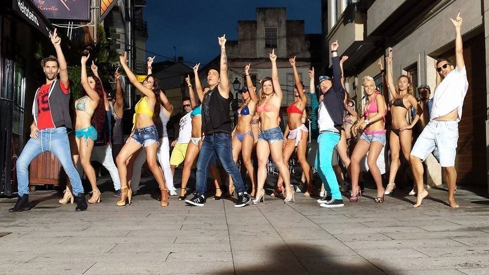 Rodaxe do videoclip da orquestra Panorama 'Mete pal cuerpo', incluído en Caribe Mix 2014