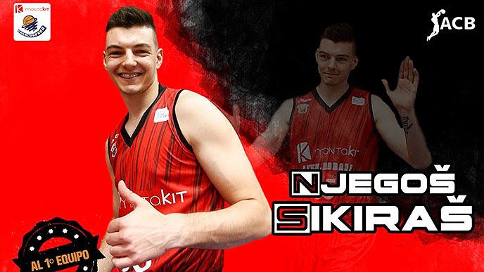 Njegos Sikiras, jugador del Fuenlabrada que llega cedido al Peixe Galego