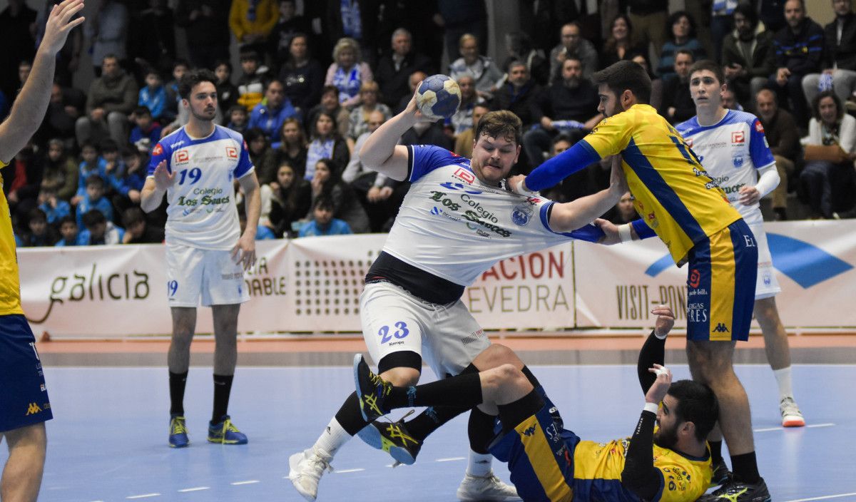 Daniel Ramos, en el partido entre Cisne y Villa de Aranda en el Pabellón Municipal