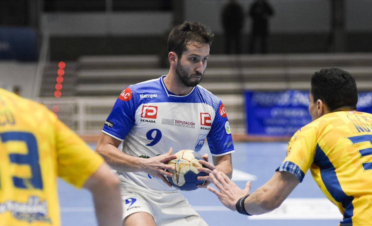 Andrés Sánchez, en el partido entre Cisne y Villa de Aranda en el Pabellón Municipal