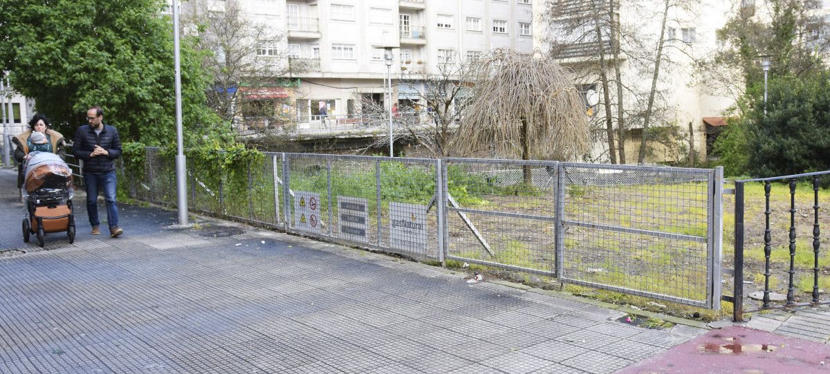 Zona verde da rúa Tablada