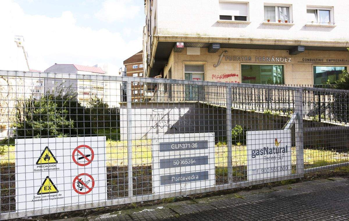 Zona verde da rúa Tablada