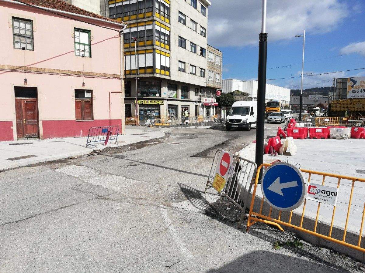 Cabecera norte del puente del Burgo