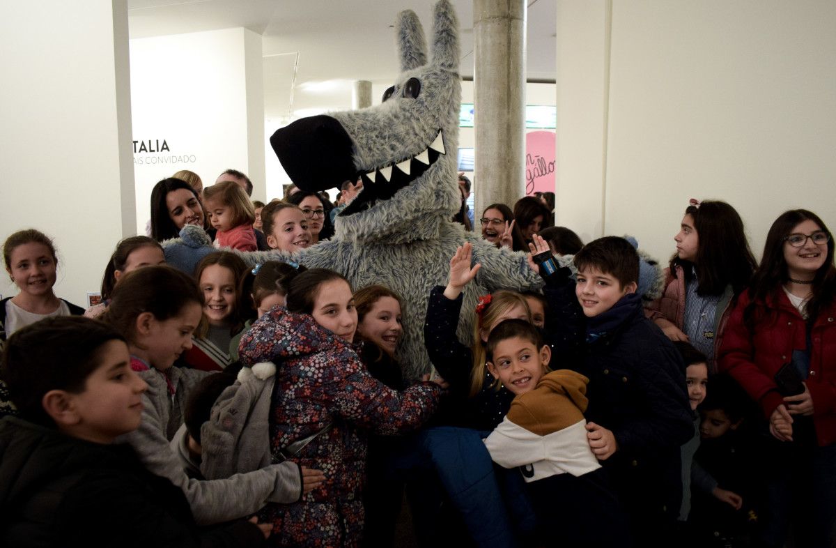 Inauguración do Salón do Libro Infantil no Pazo da Cultura de Pontevedra. 