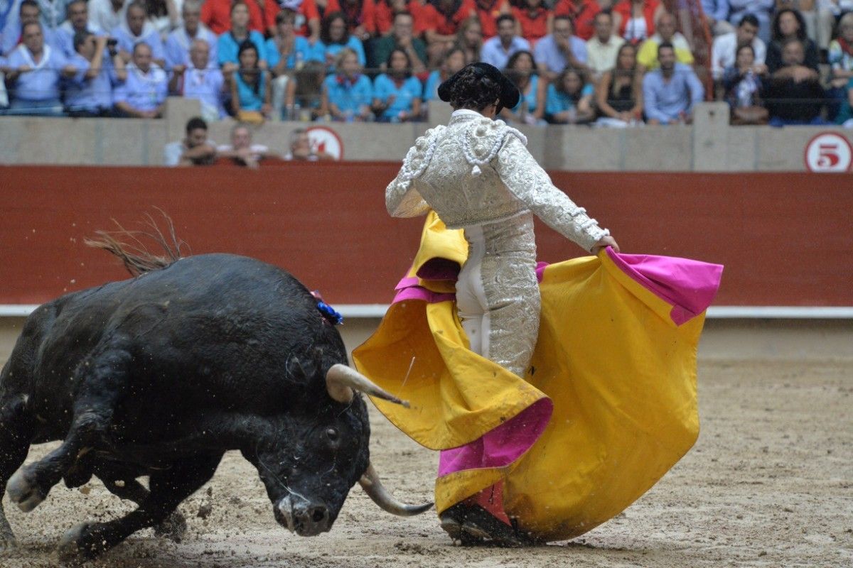 Abellán en un quite por chicuelinas