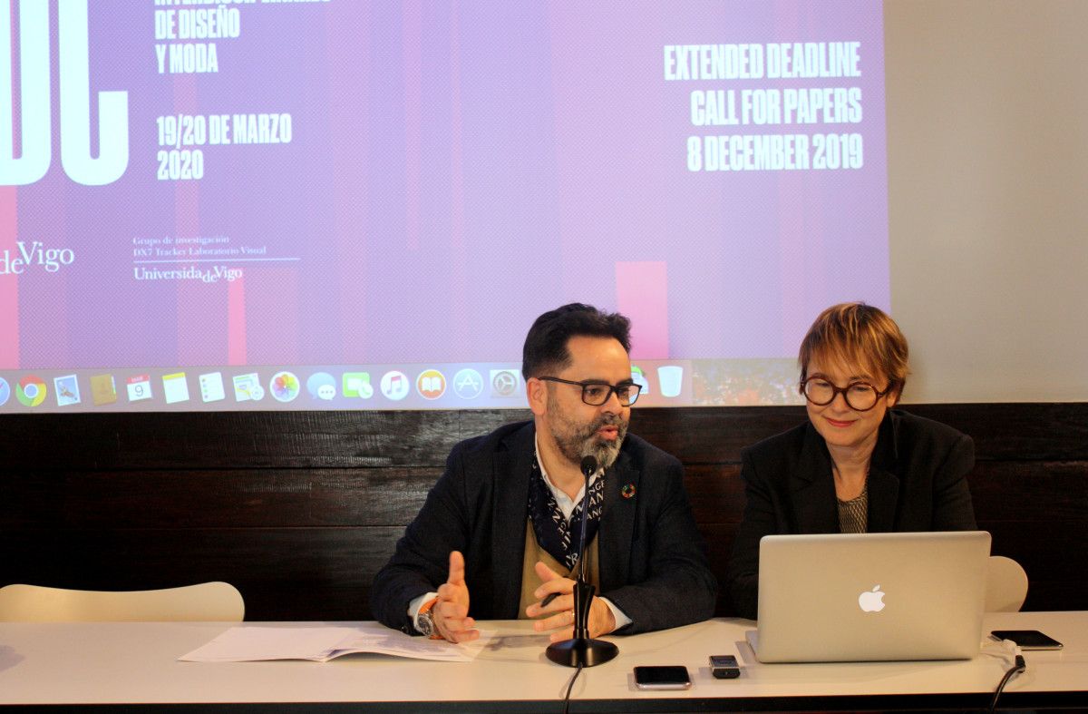 Dolores Dopico e Jorge Soto na presentación do FADC