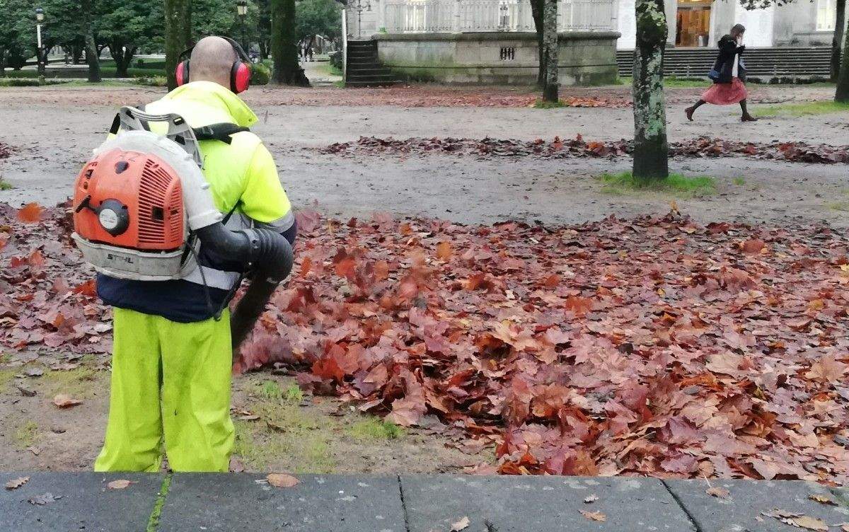 Trabajador del Servicio de Parques y Jardines