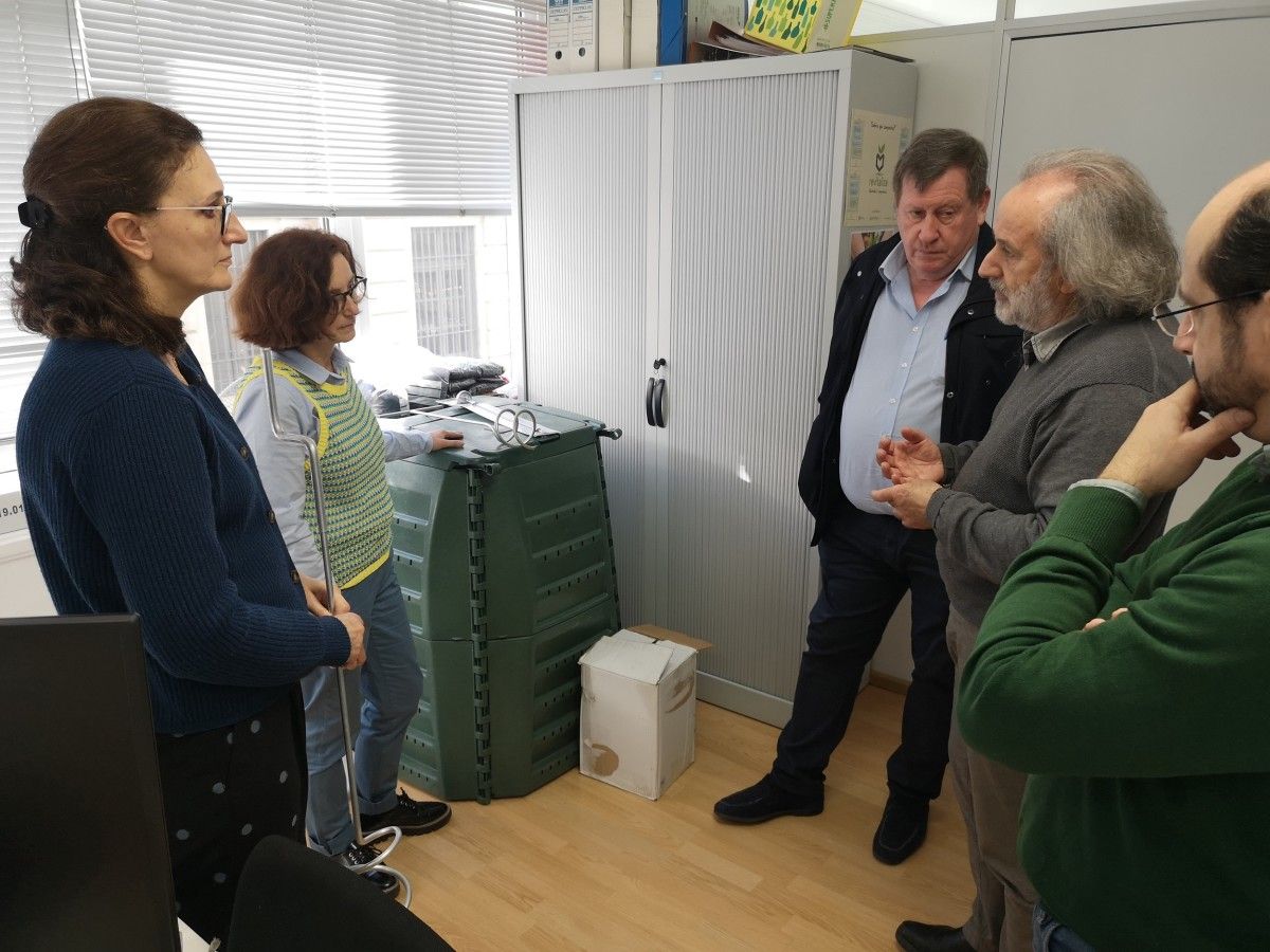 Visita dos representantes de Segovia en Pontevedra Visita dos representantes de Segovia en Pontevedra