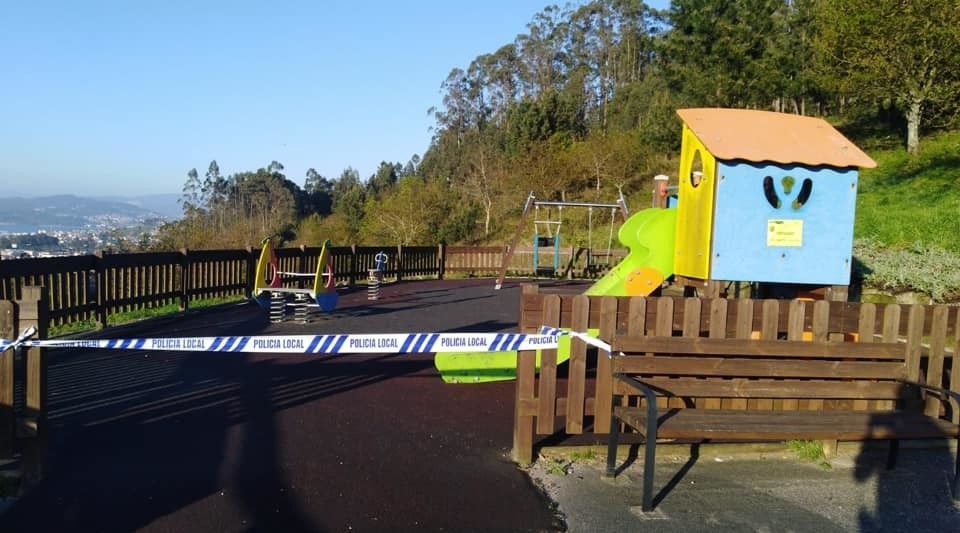Cierre de los parques de Marín para frenar el coronavirus