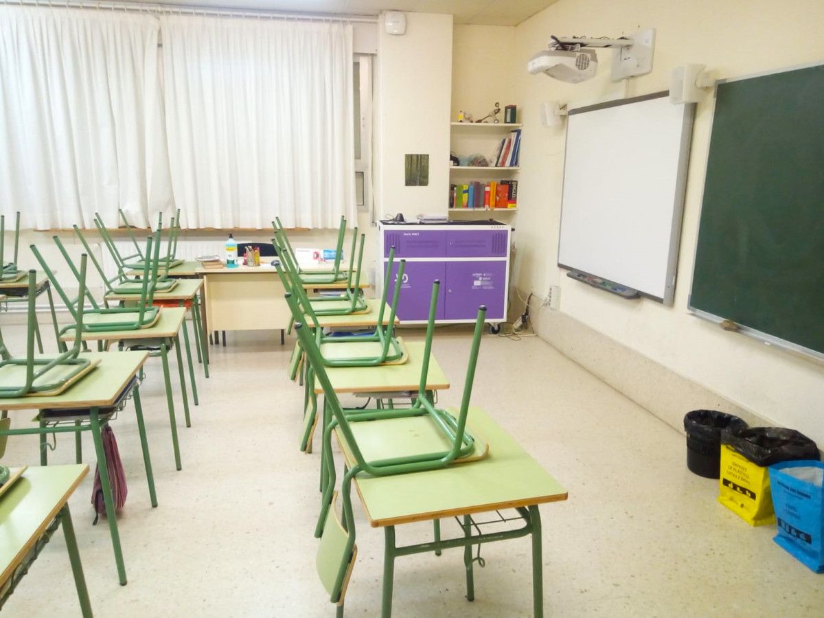 Un aula vacía