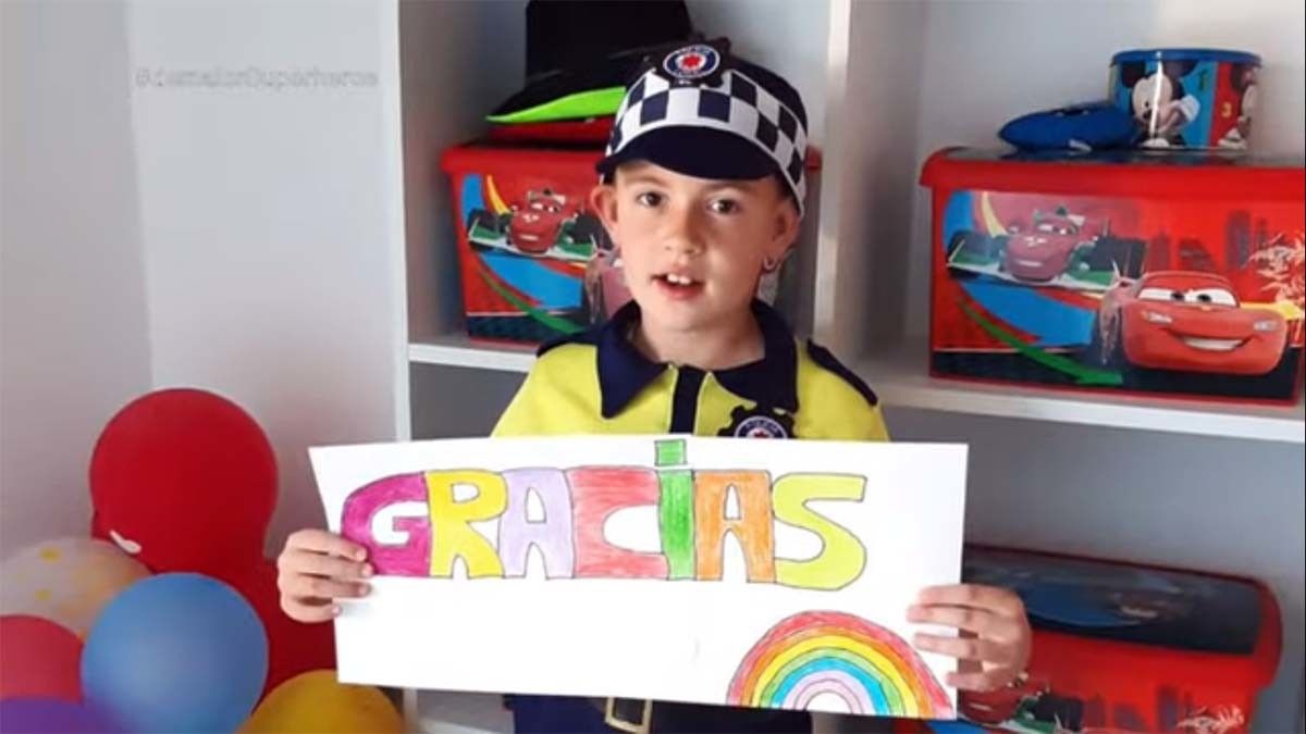 Vídeo da comunidade escolar de Xeve para agradecer o traballo contra o coronavirus