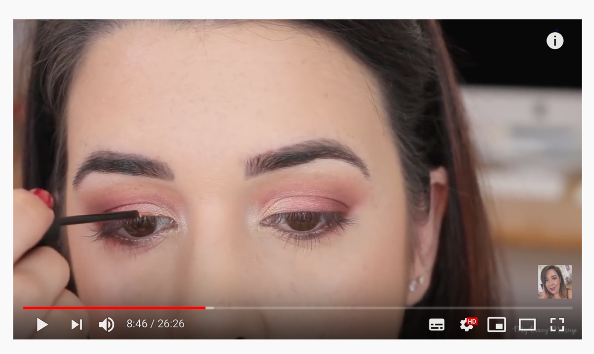 Tutorial de maquillaje en Youtube