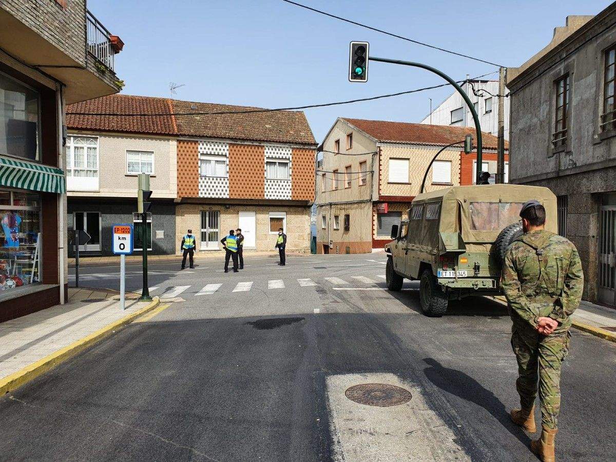 Despregamento da Brilat en Marín