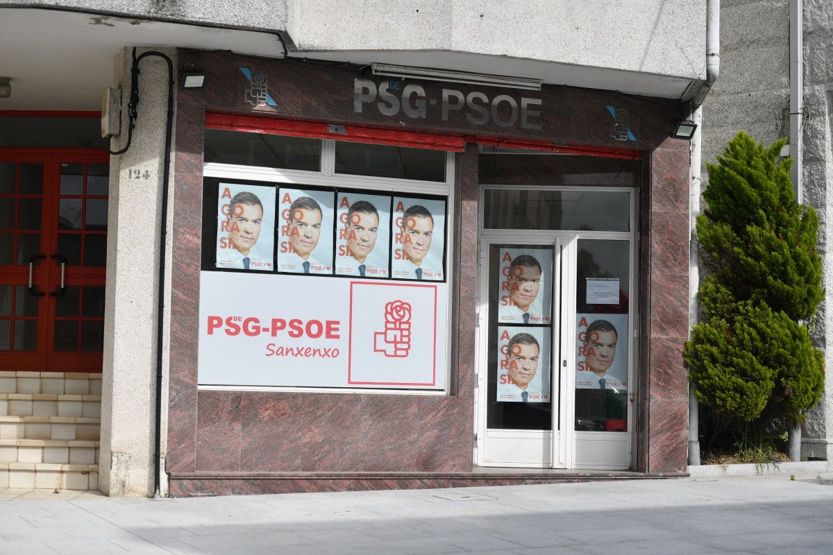 Sede do PSOE en Sanxenxo