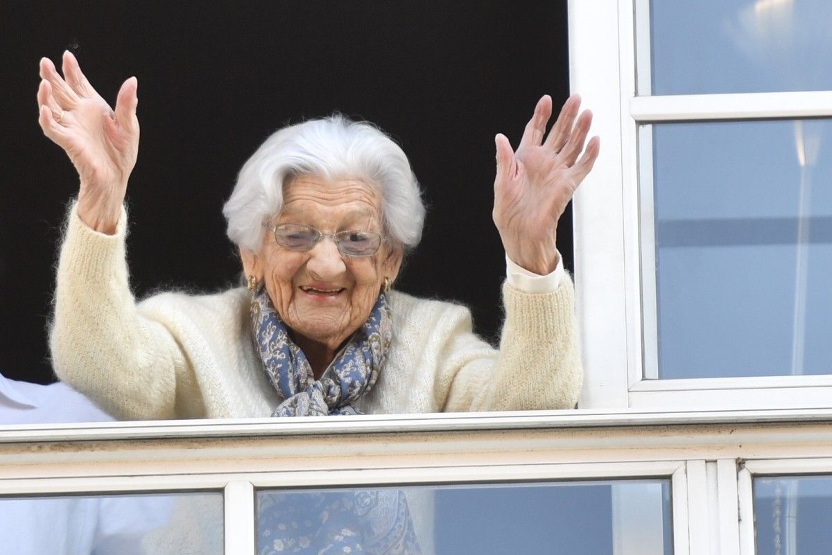 Luísa Vázquez de Silva, conocida por todos como Lulú, cumple 110 años