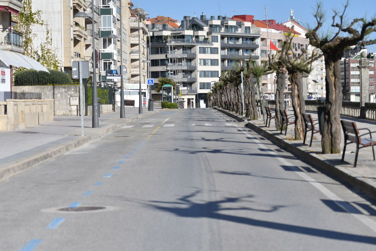 Paseo de Silgar durante o estado de alarma