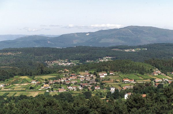 Vista de Moraña desde Cerdeira