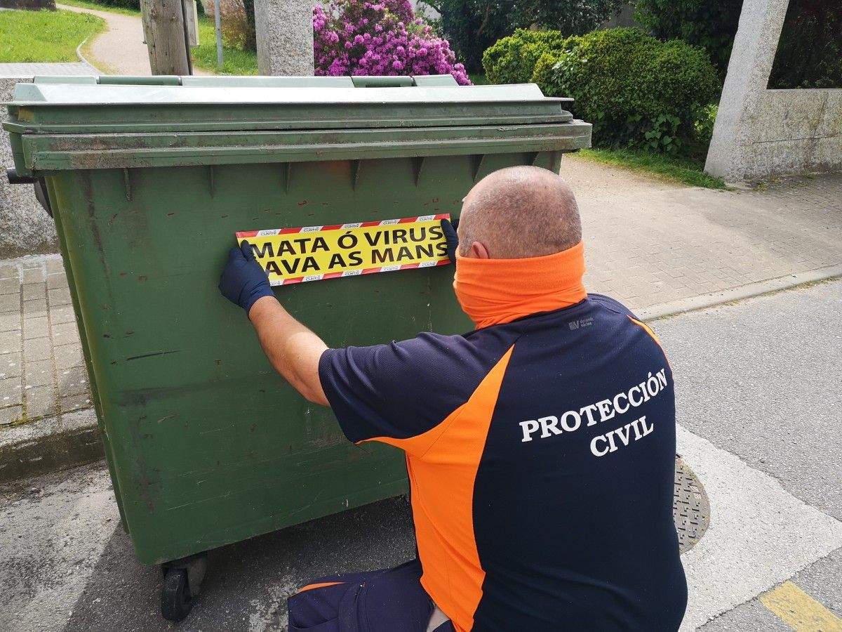 Campaña de concienciación del Concello de Cuntis 'Mata o virus, lava as mans'